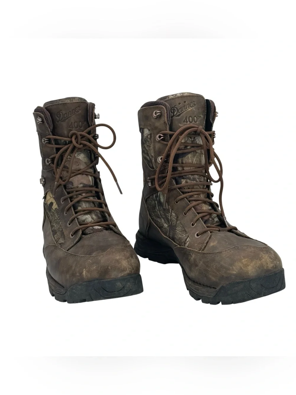 DANNER PRONGHORN GORE-TEX HUNTING BOOTS CAMO BROWN 400G PRIMALOFT MENS 10